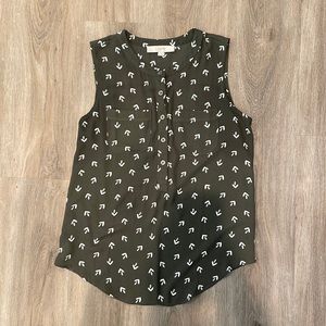 Loft sleeveless blouse